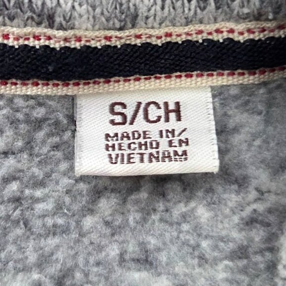 Weatherproof Vintage Heather Gray Button Neck Polyester Sweater S - Picture 7 of 8